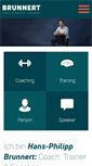 Mobile Screenshot of brunnert-training.de